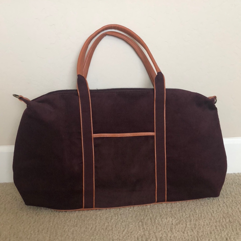 DSW Corduroy Travel Bag